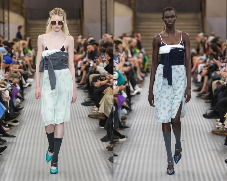 Miu Miu 2025春夏大秀。品牌提供