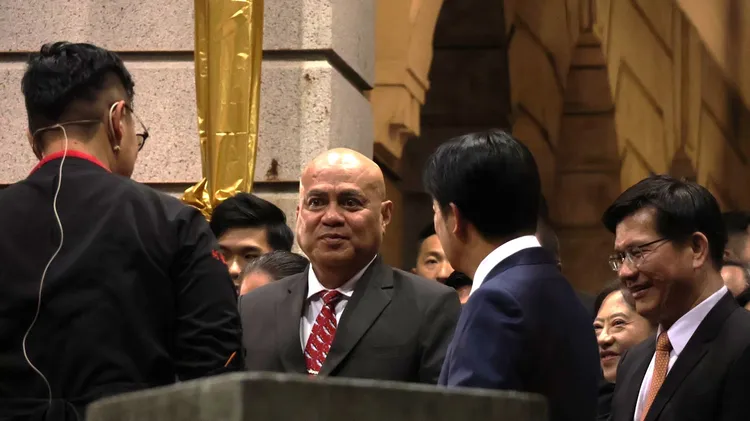 吐瓦魯戴斐立總理。記者葉家瑋攝