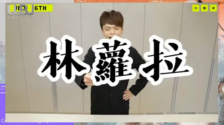 蔡阿嘎自嘲提起蘿拉AB合約事見，效果十足。翻攝《走鐘獎頒獎典禮 Walk Bell John Awards》YouTube