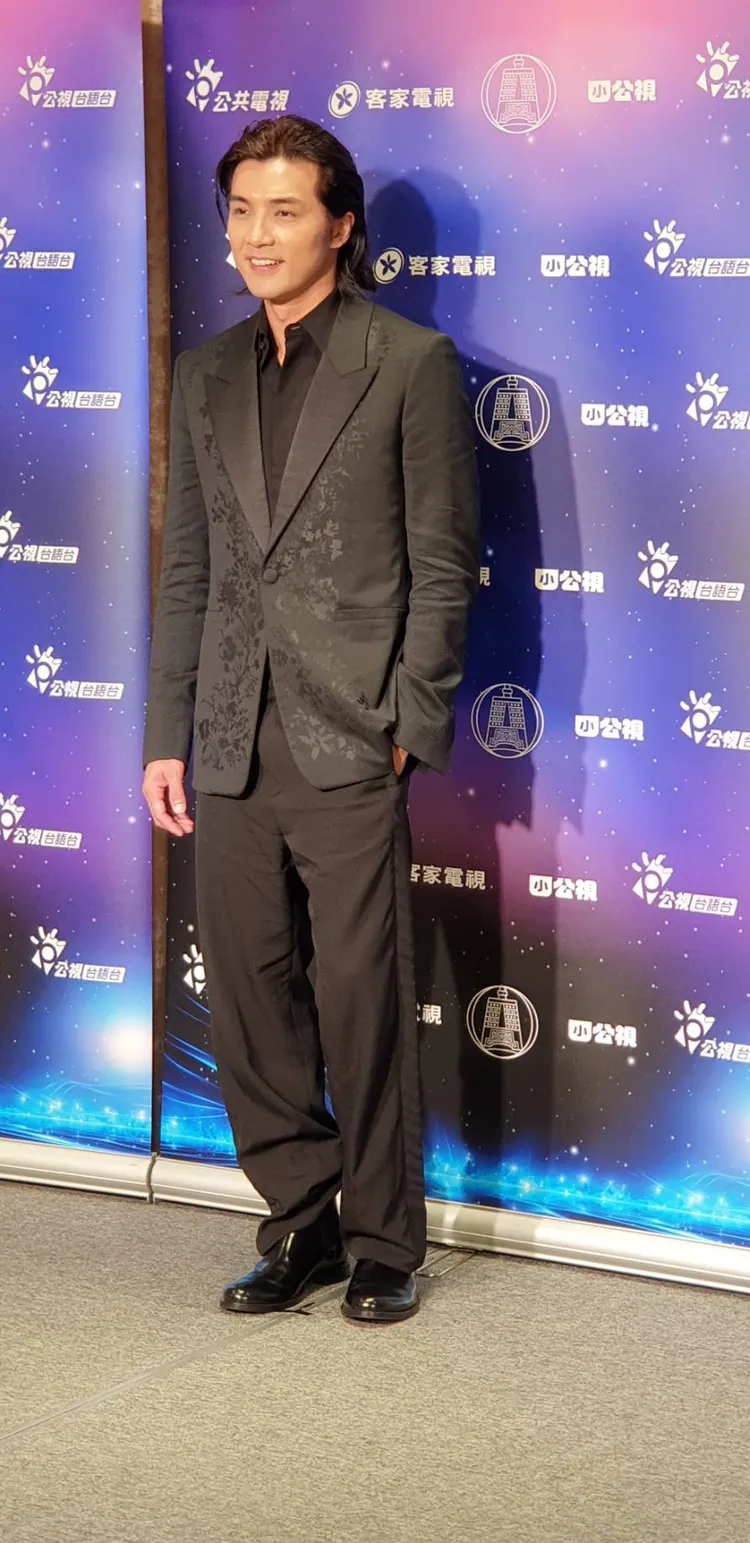 賀軍翔說，揭獎時感覺很差，被氣氛搞得很緊張。張瑞振攝