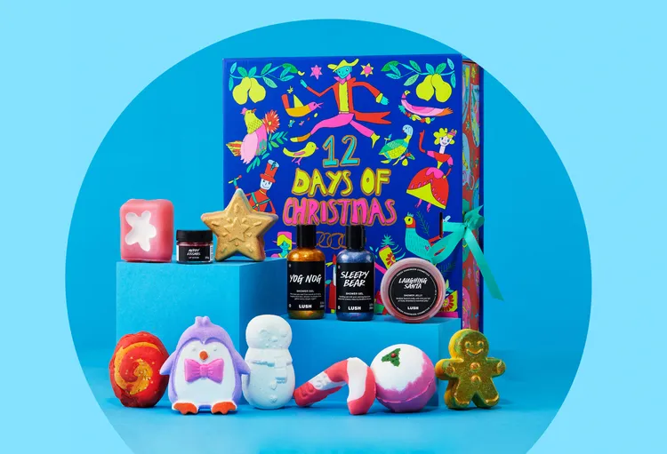 LUSH聖誕12夜禮盒，4700元。品牌提供