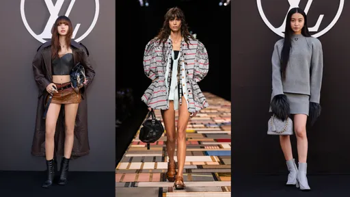 巴黎時裝周|Lisa瀟灑來看LV秀「軟實力」 1250個硬箱造超狂伸展台