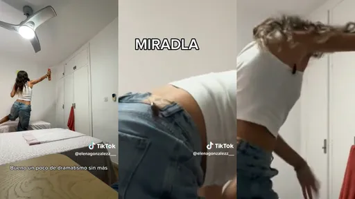 發毛影片｜大蟑螂爬身上　妹子嚇到「脫衣剩浴巾」400萬人狂尖叫！