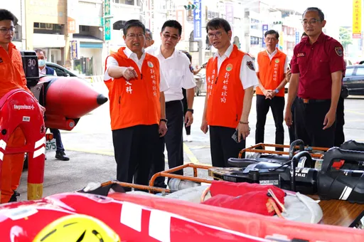 強颱山陀兒來勢洶洶　楊文科視察防颱整備嚴正以待