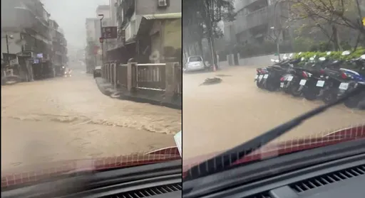 康芮雨襲汐止!水源路傳淹水災情「橋上也積水」