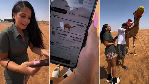 用UBER叫車「來了隻駱駝」 她們杜拜沙漠迷路脫困經驗太狂了