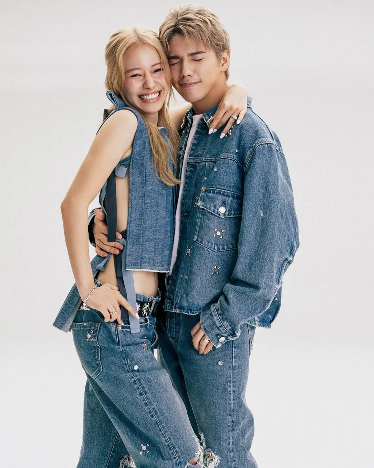 山本舞香（左）和Hiro拍攝個性結婚照。翻攝hiro_mfs_official IG