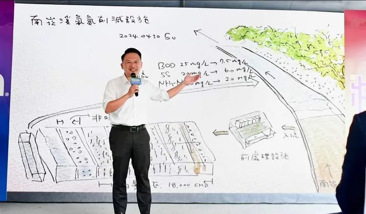 蘇俊賓期望攜手產學界維護桃園水環境。桃園市府提供