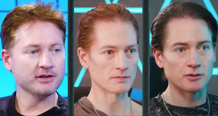 2018、2023及2024年的強生照片。翻攝自強生X帳號