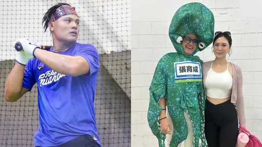 球迷感恩會變身「章魚成」　張育成：老婆說我在悍將快樂很多