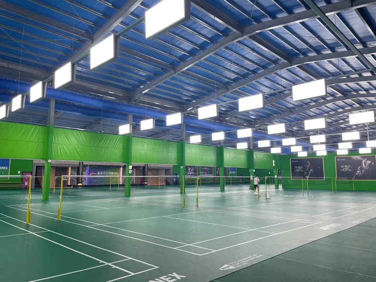 富暘羽球育樂旗艦館。張沛森攝