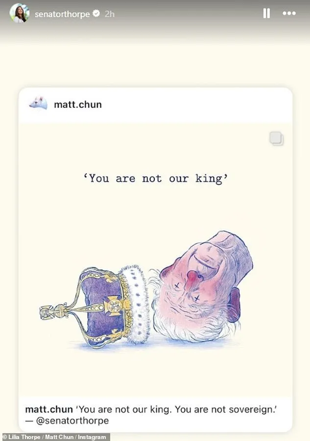 索普轉發國王斬首圖，引發爭議。