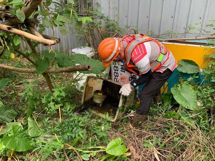 環保局持續針對高風險地區進行清消。新北市府提供
