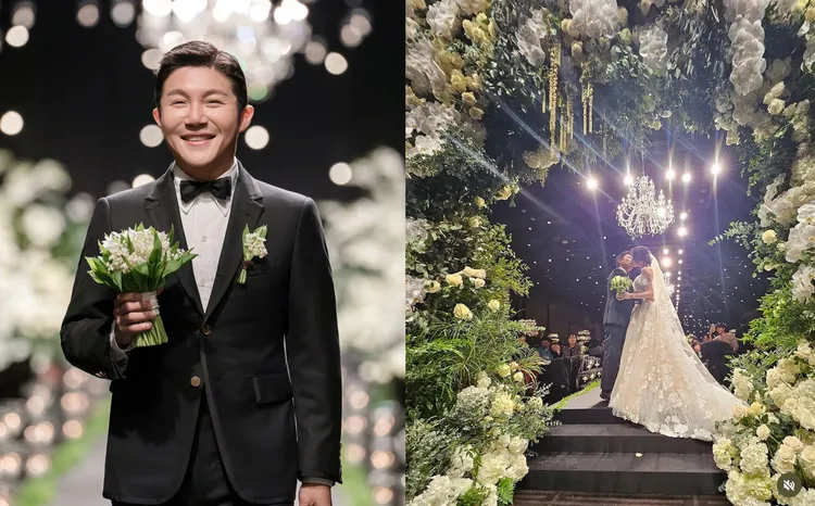 曹世鎬昨晚在新羅飯店娶小9歲的圈外女友。翻攝曹世鎬IG、IG