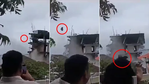 驚悚影片|湊熱鬧遠觀拆違建 他慘遭「飛石爆頭」倒地喪命