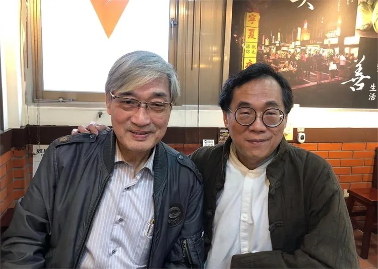 陳琴富po出合照懷念好友張友驊。翻攝陳琴富臉書