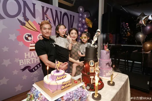 天王郭富城喜迎59歲生日!慶生趴大公開 2女兒手寫卡片讚「Super Daddy」萌翻