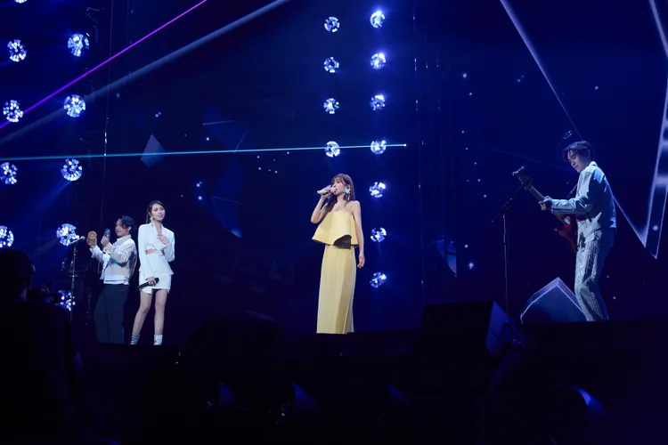 王心凌美聲合鳴告五人。天晴娛樂/寬宏藝術提供