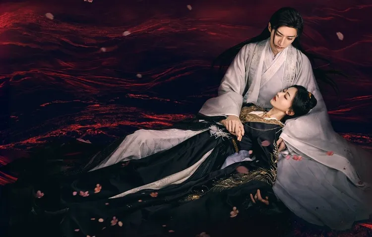 吳謹言及劉學義搭檔主演《春花焰》。劇照