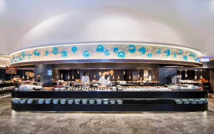 入住高雄漢來大飯店可享用漢來海港自助早餐。業者提供