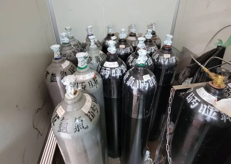 台中市食安處已要求昞暉公司相關醫用氧氣產品回收。爆料人提供