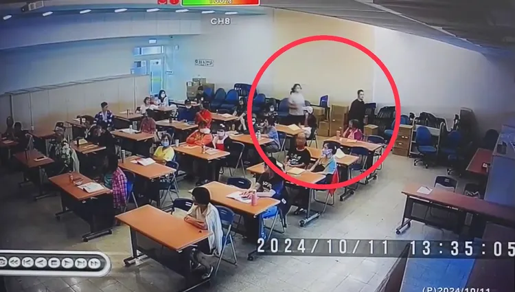 齊廷洹頭也不回離開，徐姓女承辦一路跟隨道歉，還是沒能挽回。翻攝照片