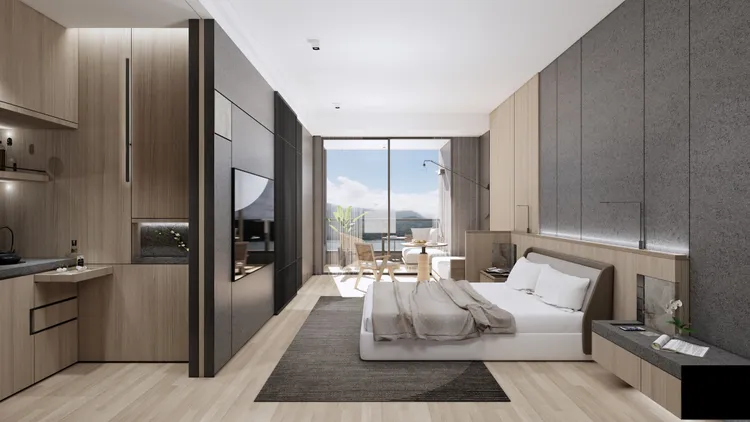 漢來日月行館精緻湖景客房。業者提供