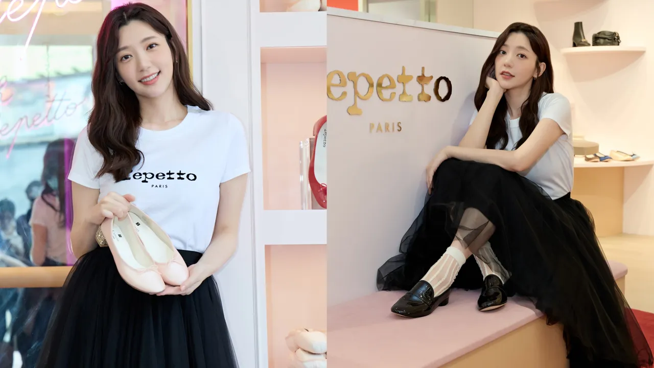 郭雪芙出席Repetto L'Atelier訂製鞋工坊活動。品牌提供
