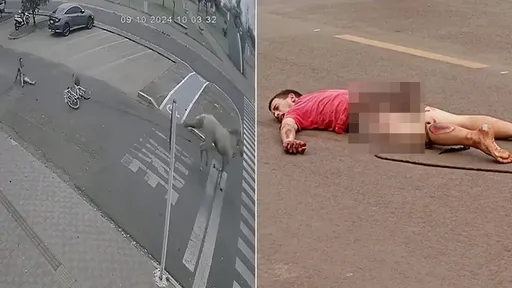 馬匹的逆襲!街頭狂奔「拖行偷馬賊」磨爛他下半身