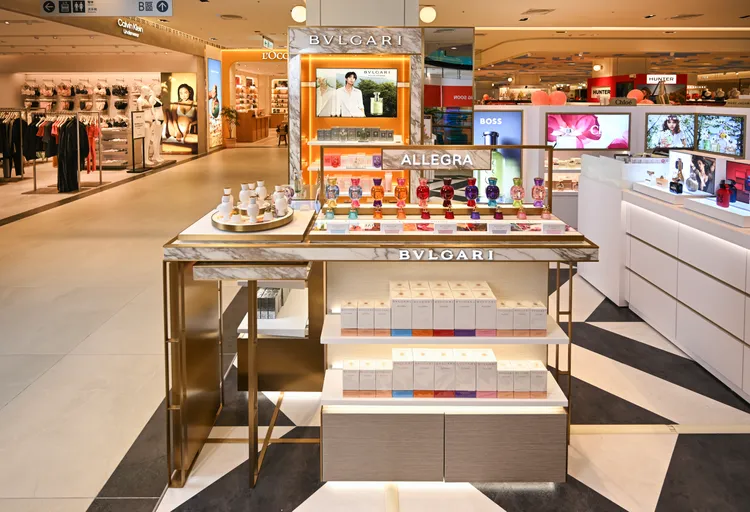 羅馬香氛品牌寶格麗在新光三越台南新天地開設全新專櫃。品牌提供