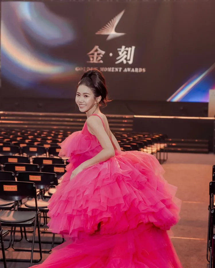 家寧在典禮現場拍美照。翻攝家寧臉書