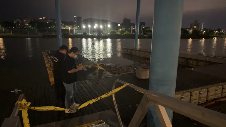 鑑識人員封鎖現場調查。警方提供