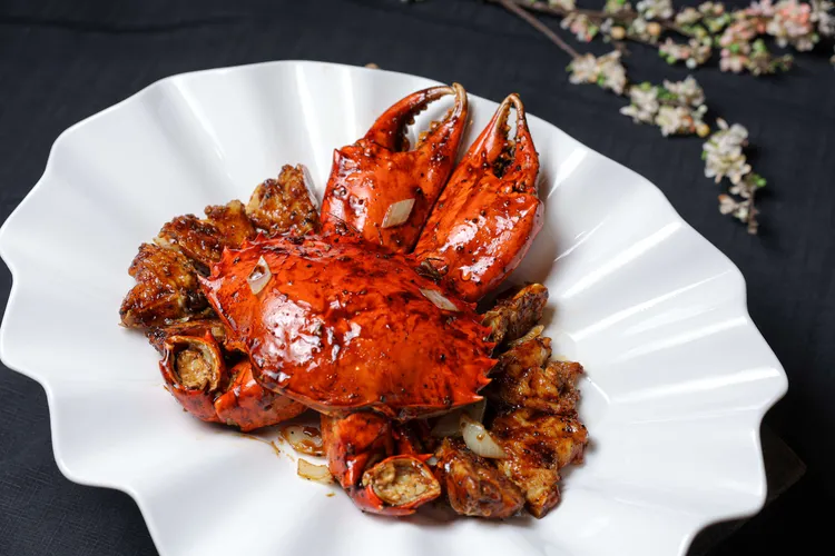 黑椒牛油炒蟹。業者提供