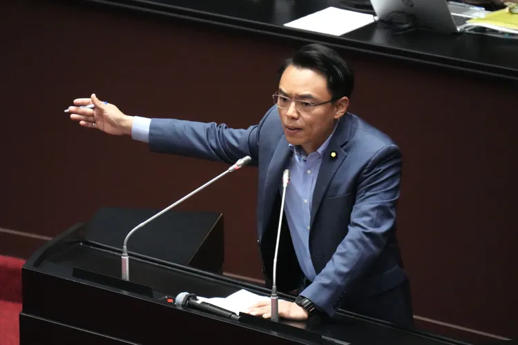 立法院院會 洪孟楷。彭欣偉攝