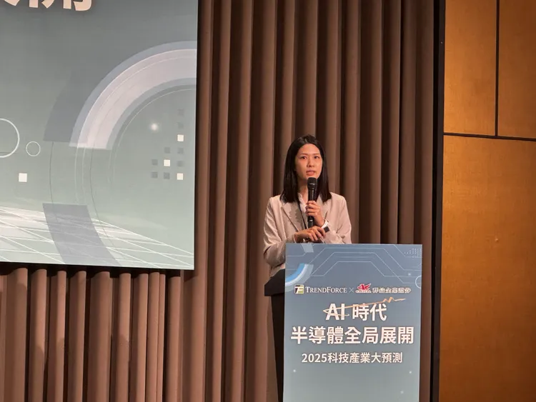 集邦科技研究副理喬安。呂承哲攝