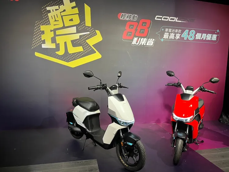 光陽這次推出台灣首款「換電版微型電動二輪車」，在微型和輕型電動機車市場中開創了新局面。周奕豪攝