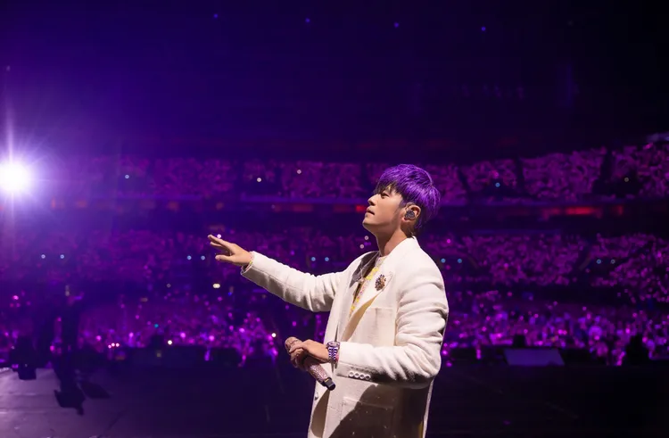 周杰倫成為第一位在台北大巨蛋舉辦商業演唱會的歌手。資料照片杰威爾提供
