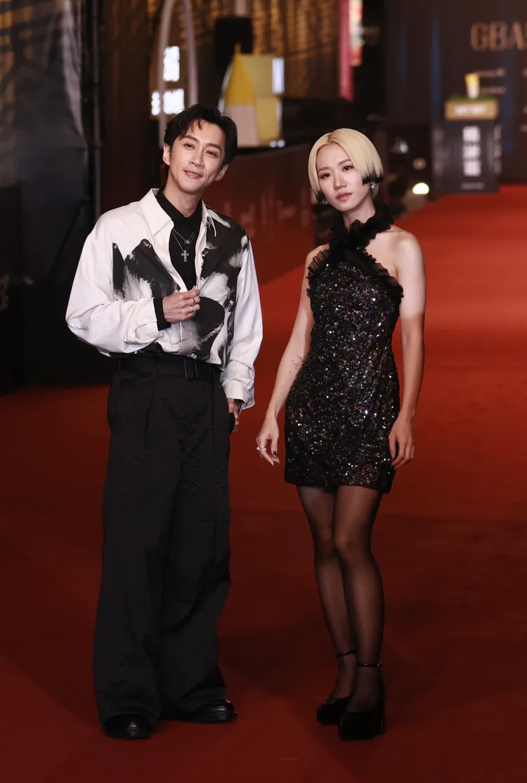 Lulu（右）與陳漢典。攝影中心攝