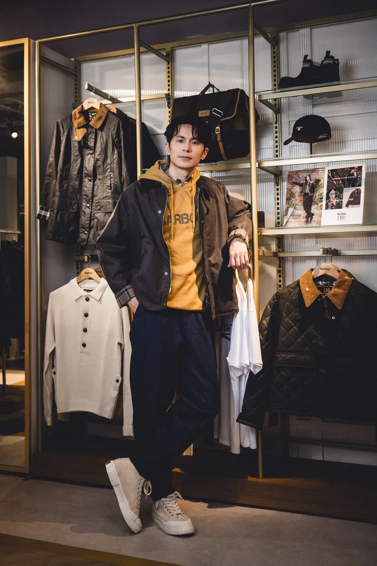 姚淳耀演繹Barbour最新設計。品牌提供