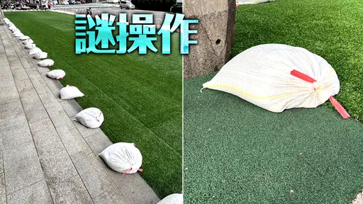 基隆100个沙包护人工草皮挨轰「真是白痴」 谢国梁解释原因