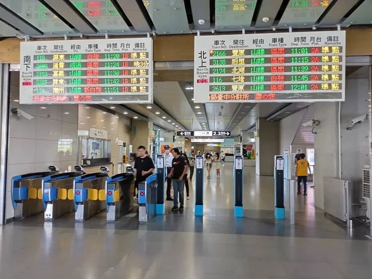 台中車站昨（13日）就發生2起攻擊事件。台鐵提供