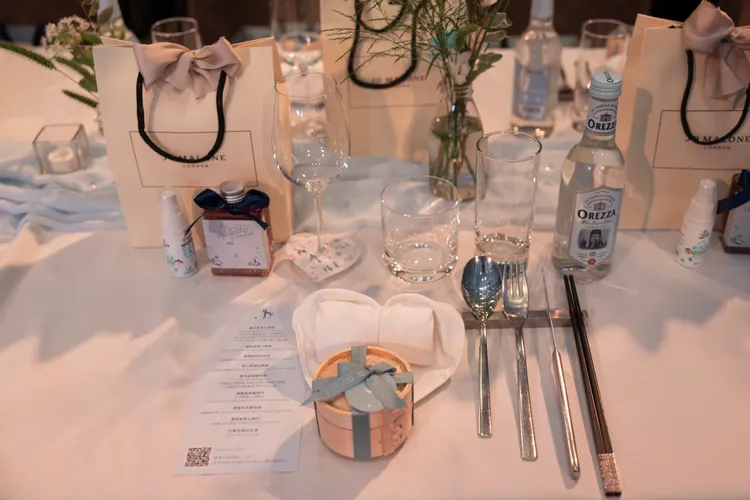 蕭敬騰婚禮伴手禮。喜鵲娛樂提供