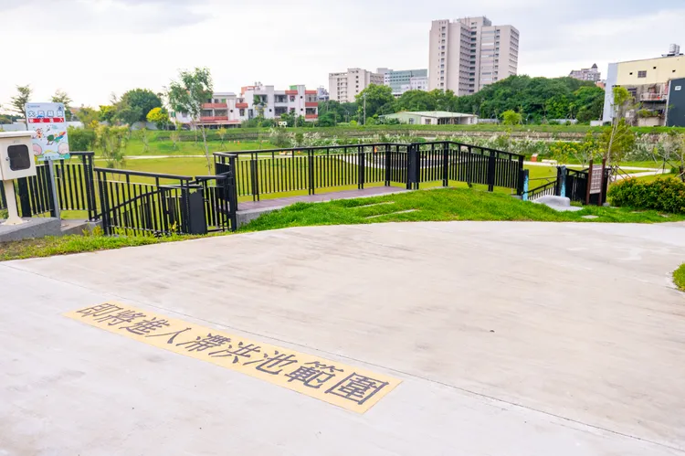 龍山埤滯洪池上池。桃園市府提供