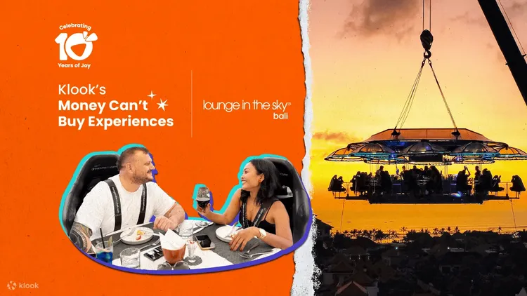 在峇里島唯一的「空中餐廳」Lounge in the Sky，展開獨特的美食之旅。業者提供