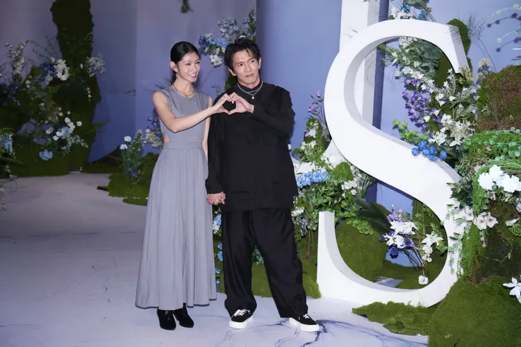 李千娜及老公黃尚禾。彭欣偉攝