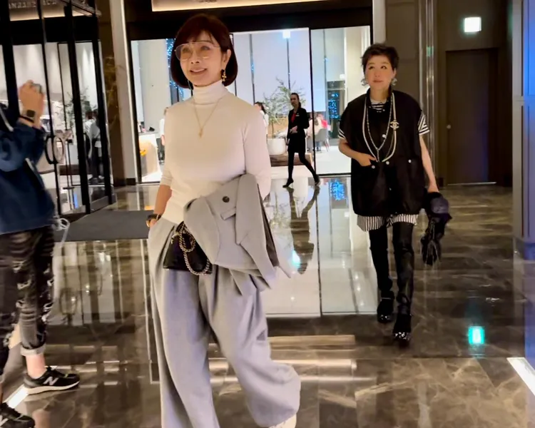 藍心湄及陳美鳳。特勤中心攝