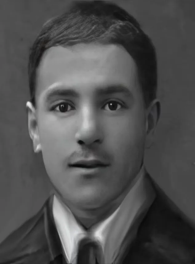 愛德華茲透過家族提供的資料模擬出「開膛手傑克」外貌。翻攝自Russell Edwards IG