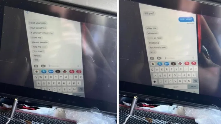 《解憂計情車》內的露骨對話內容。翻攝自The West Australian