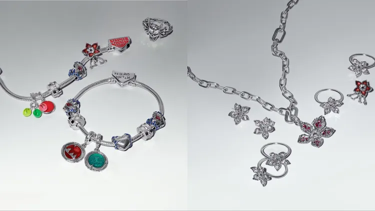 PANDORA將《怪奇物語》的奇幻元素重新演繹。品牌提供