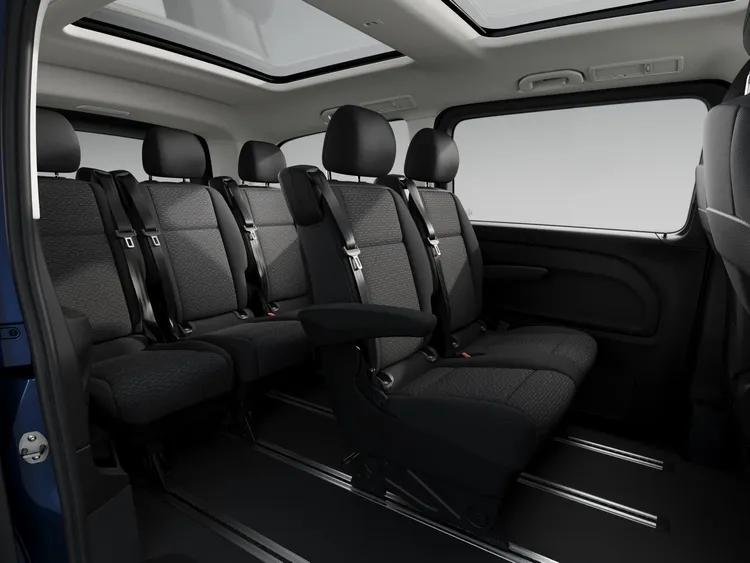 全新Vito Tourer專為滿足商務接駁需求而設計。原廠照片